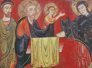 La Présentation au Temple, du Frontal d